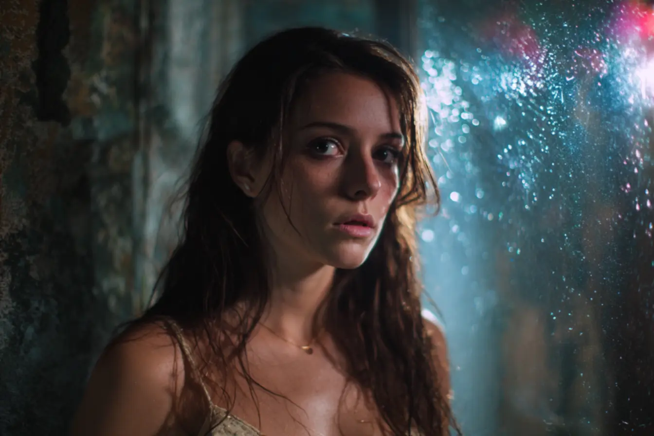 Rachel e Nicky em cena da série