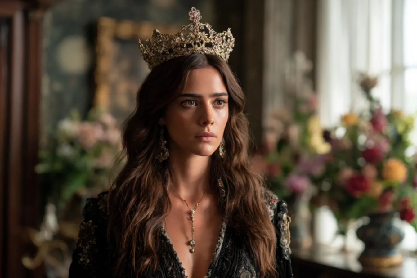 Interação entre os protagonistas discutindo temas de poder e relacionamento