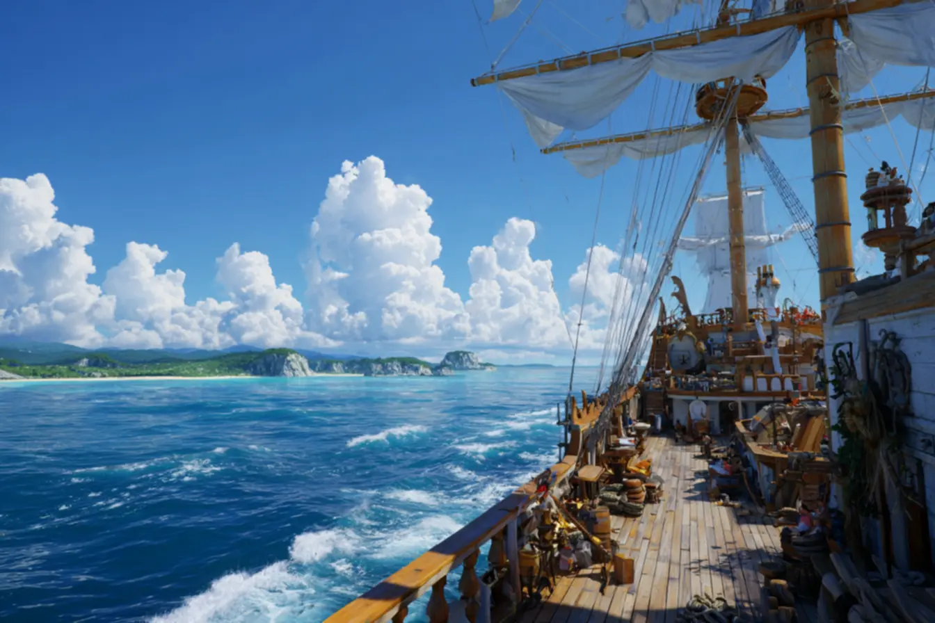 Representação de personagens de One Piece