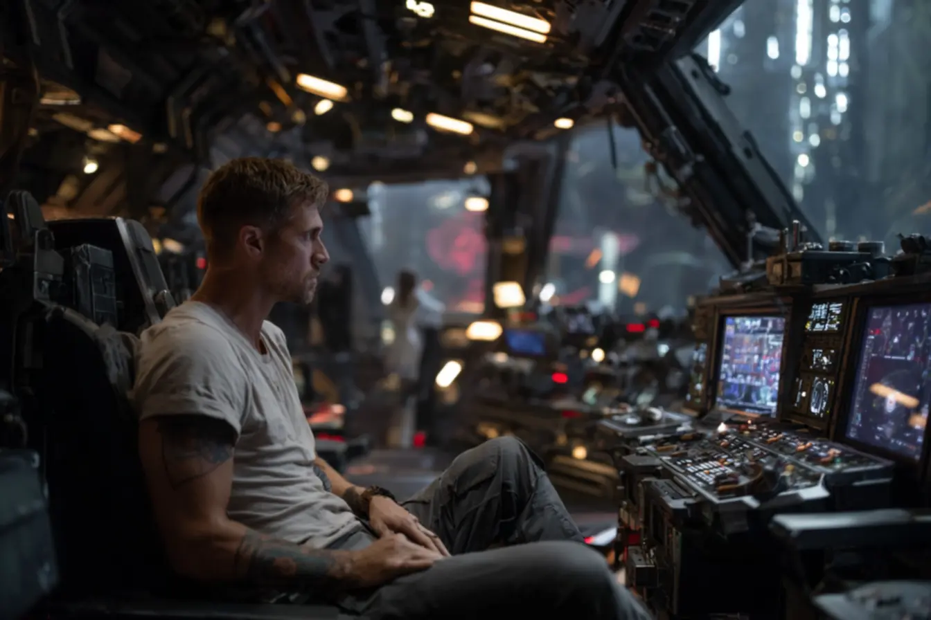 Momento de tensão no filme Project Hail Mary