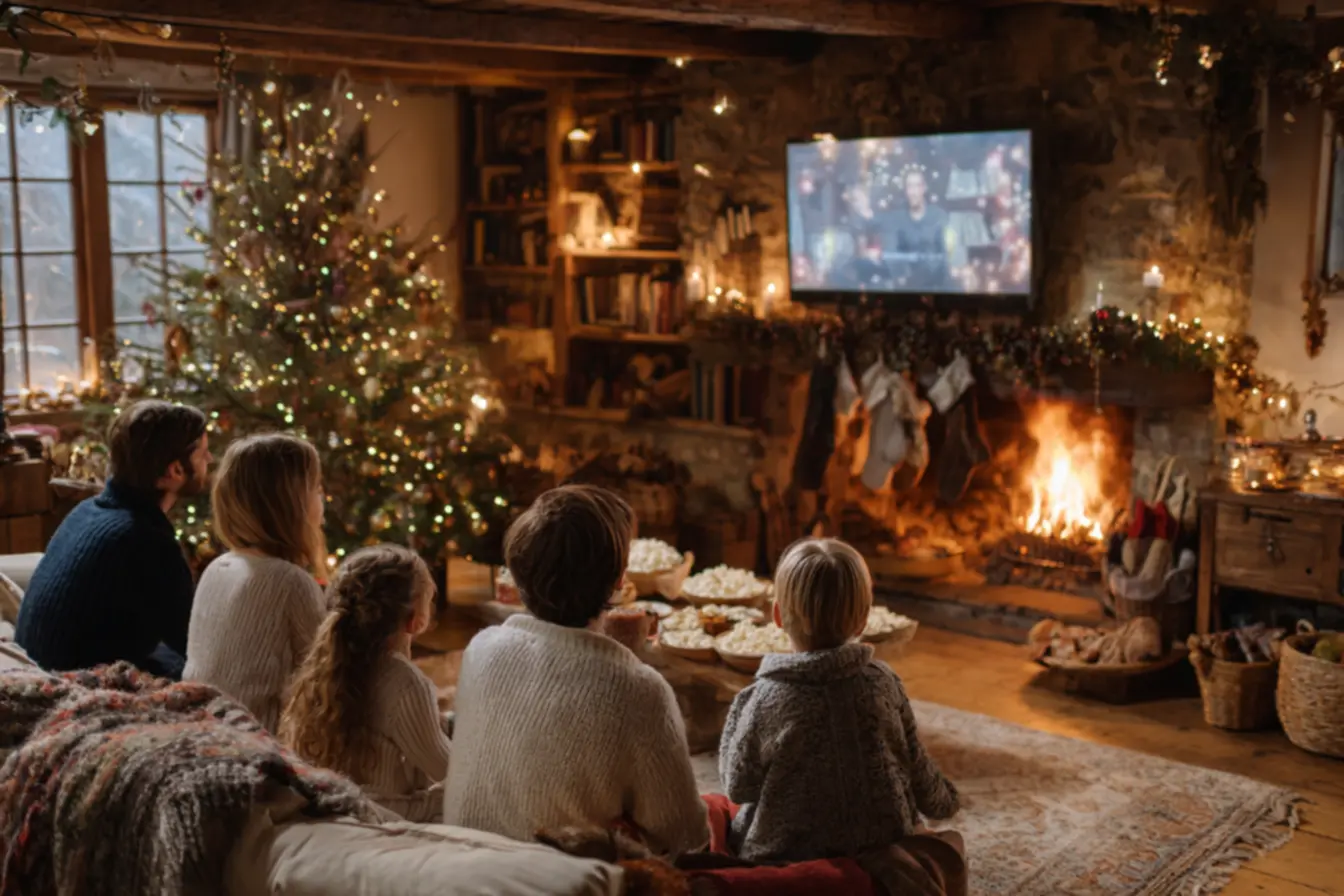 Filme de Natal com cena mágica