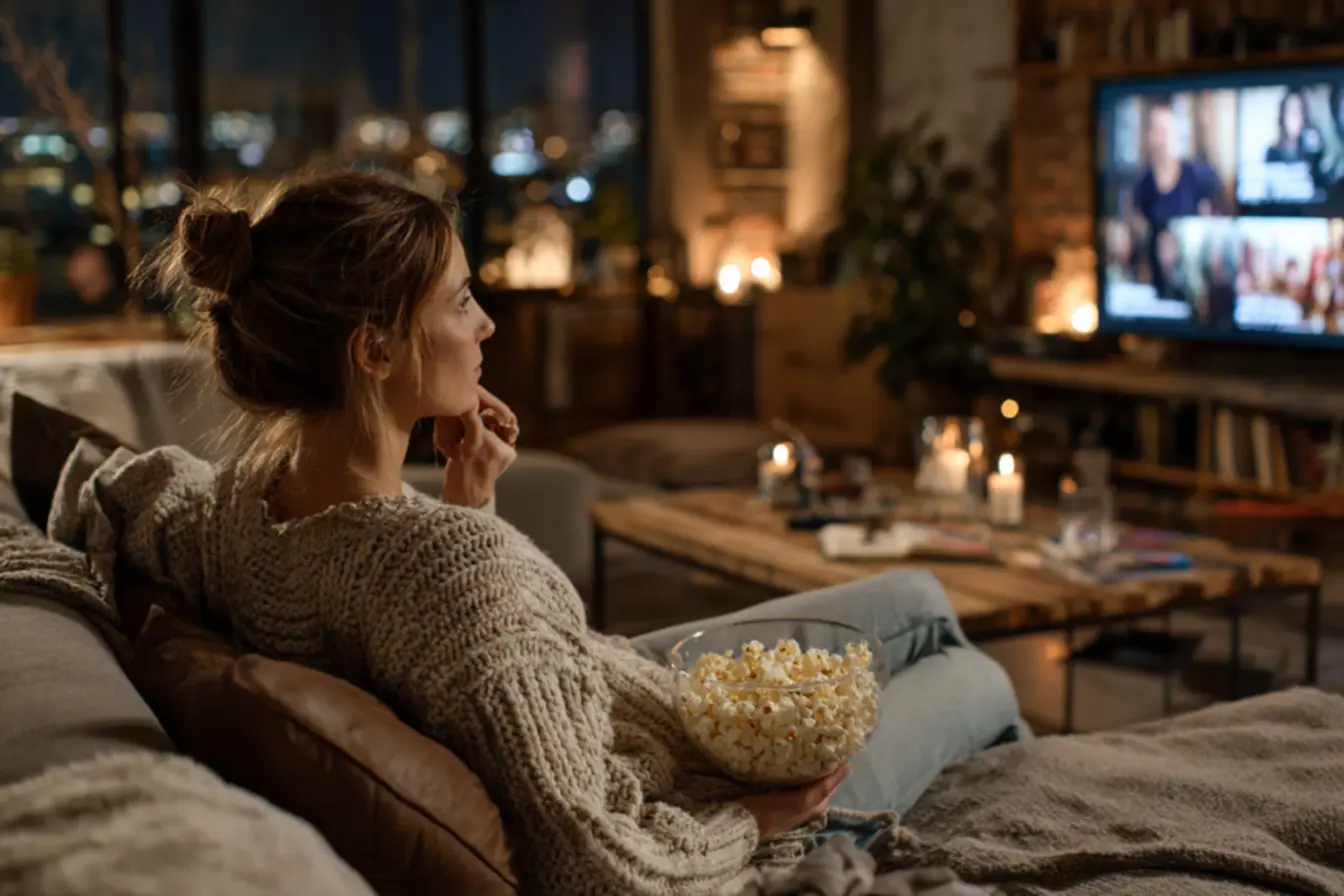 Cena emocional de um drama sobre relações familiares