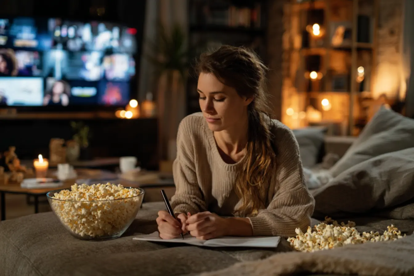 Cena cômica de um filme sobre investimentos