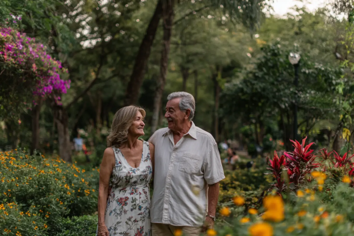 Cena de um filme emocionante