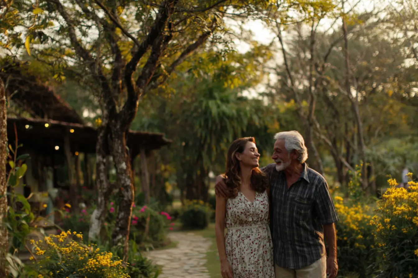 Cena divertida de O Exótico Hotel Marigold