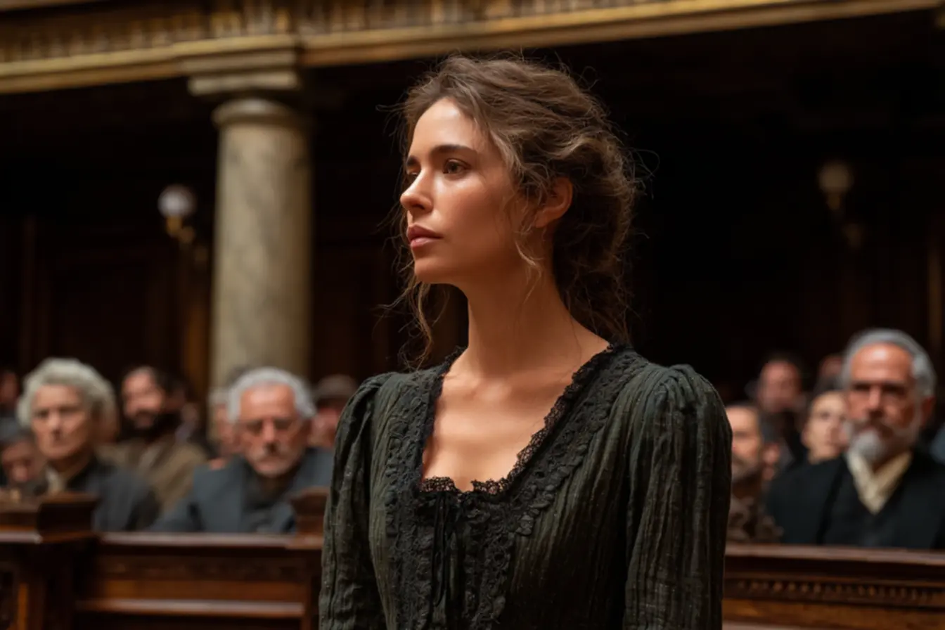 Cena da série que destaca as lutas pessoais de Lidia