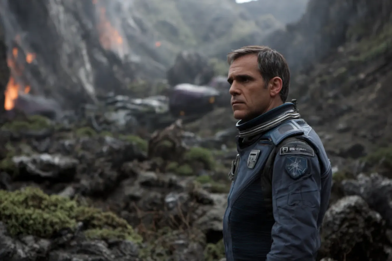 Capitão Pike e Spock em Star Trek