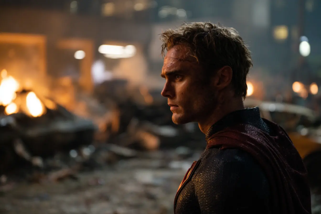 Homelander em um momento de fragilidade emocional