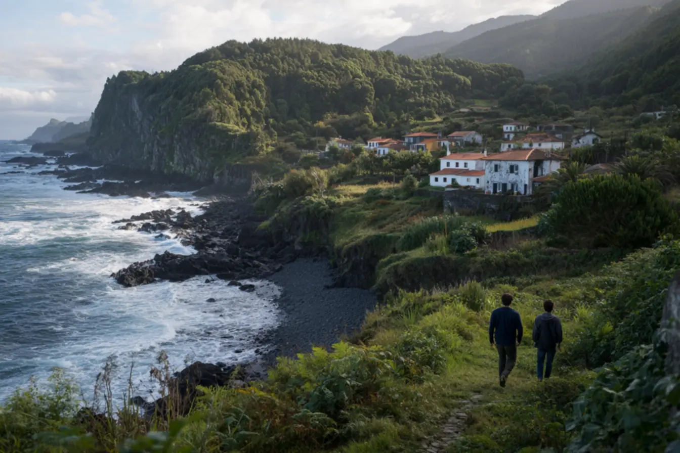 Personagens de Mar Branco em debate sobre moralidade