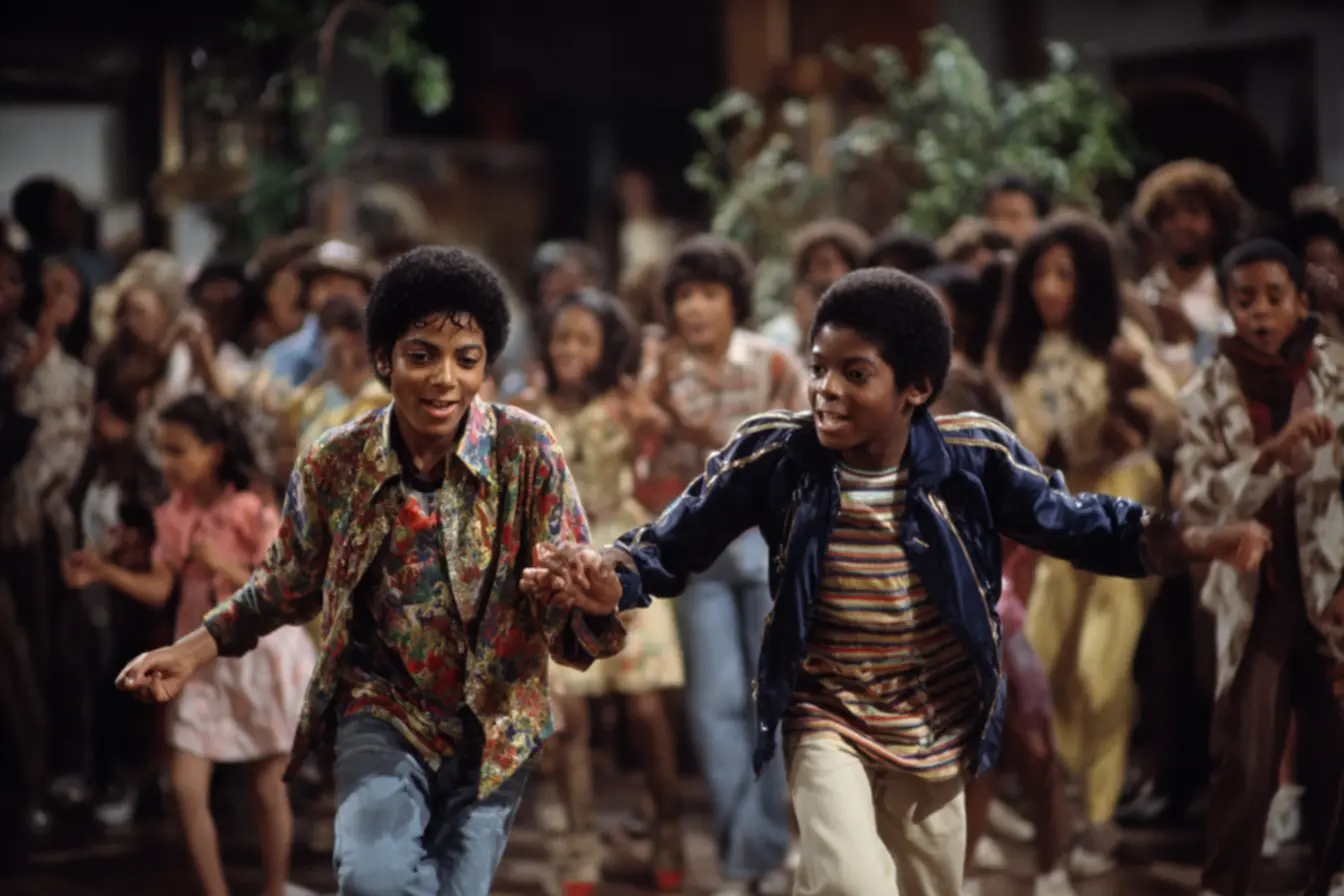 Michael Jackson em uma performance ao vivo