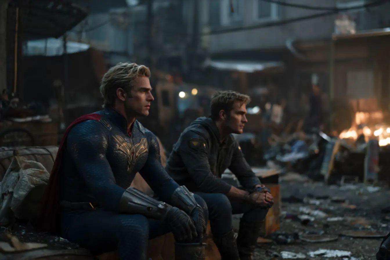 Eric Kripke, criador de The Boys, falando sobre a falta de Homelander.