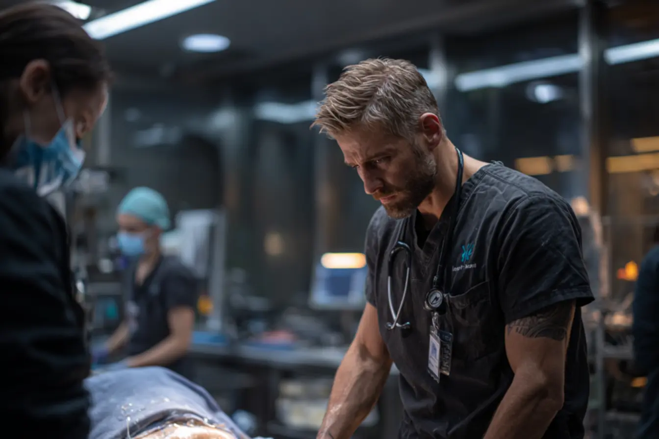 Cenas intensas de The Pitt