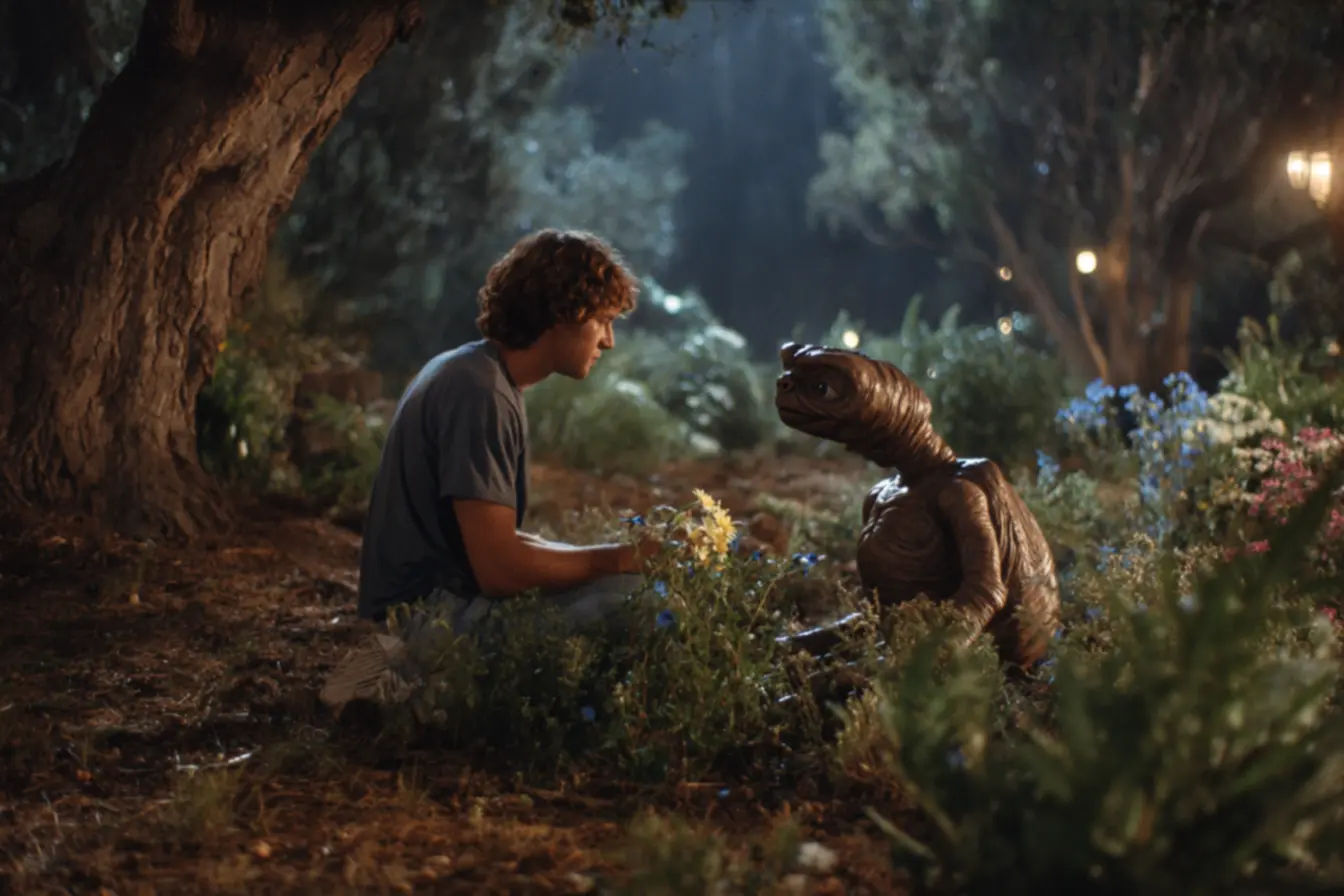A conexão entre Elliott e E.T. em um marco da cultura pop.