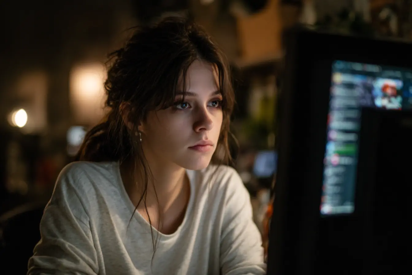 Cena impactante do filme Rede Tóxica