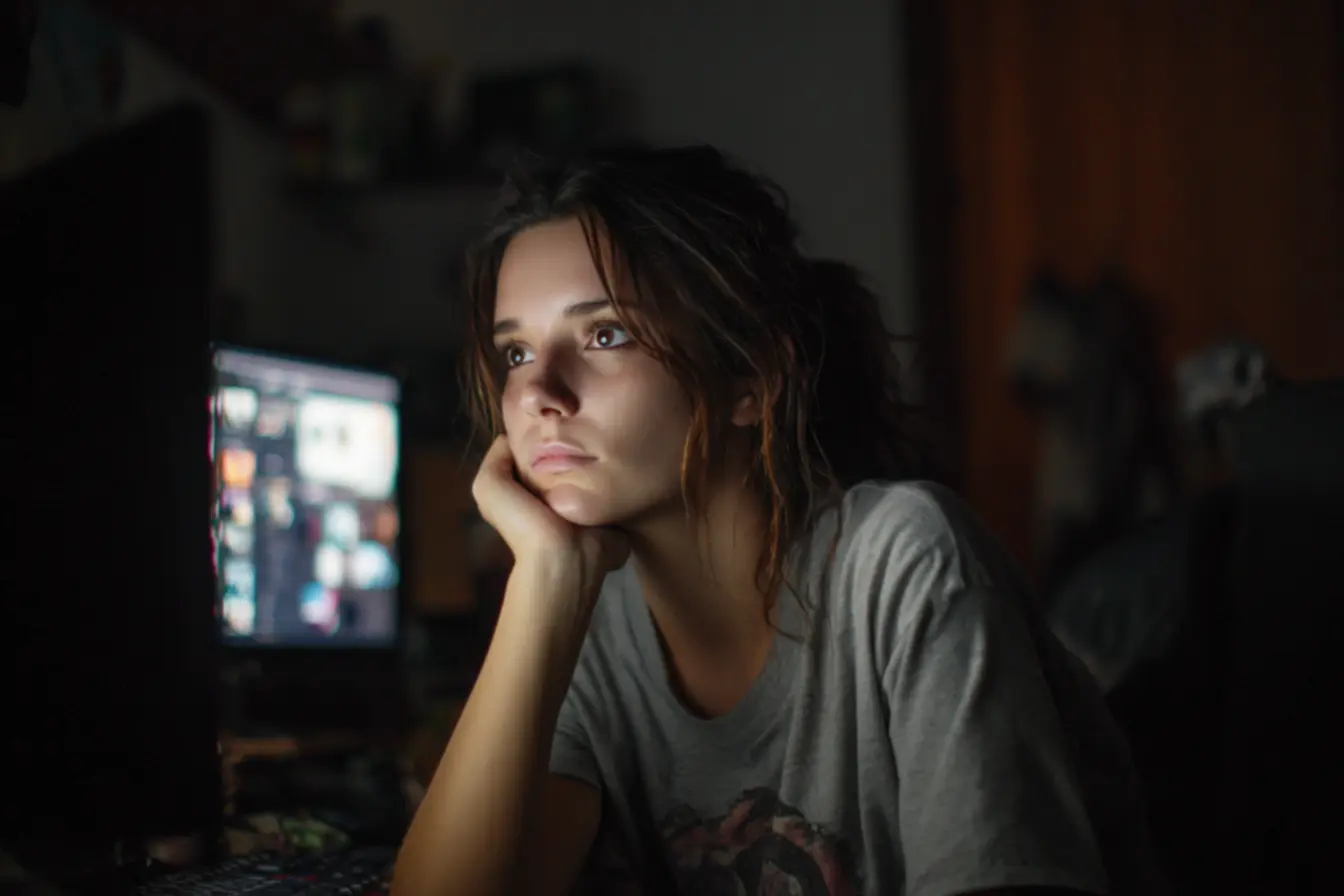 Daisy enfrentando dilemas emocionais